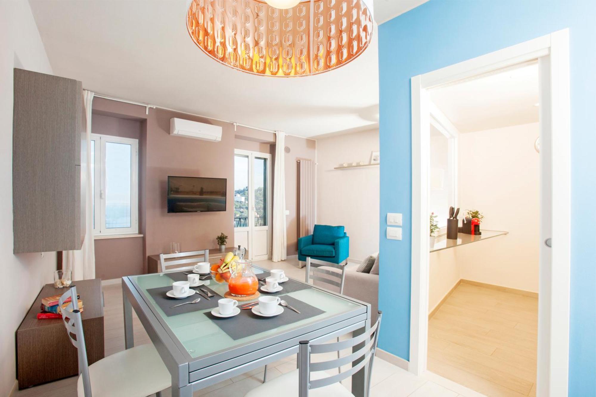 Апартаменты La Casa Al Mare Порто Санто Стефано Экстерьер фото