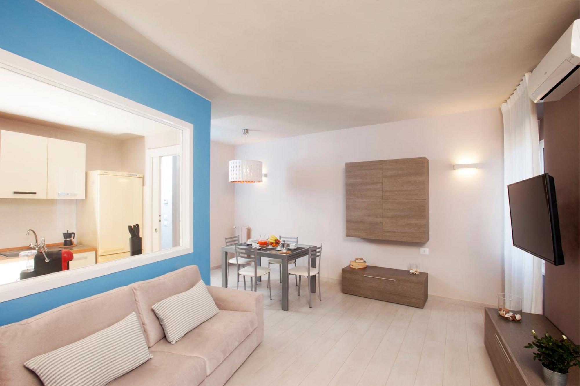 Апартаменты La Casa Al Mare Порто Санто Стефано Экстерьер фото